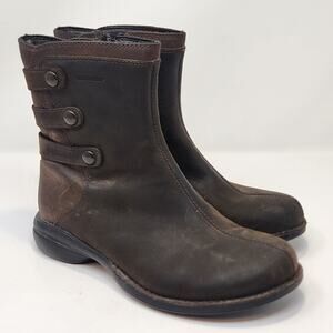 Merrell Captiva Launch Mid 2 Waterproof Leather Boot Women Size 5.5 Mid Calf